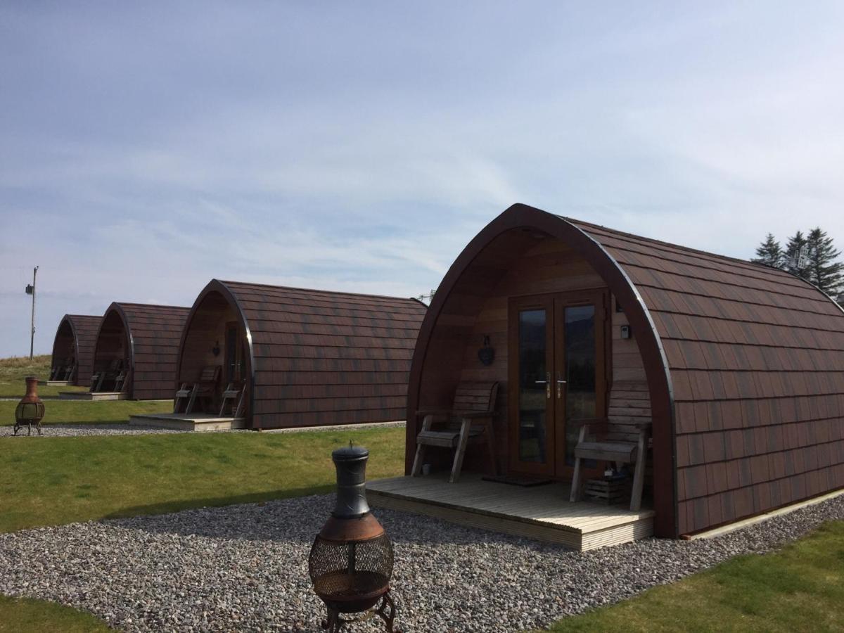 Skeabost View Pods Skye Villa Portree Bagian luar foto